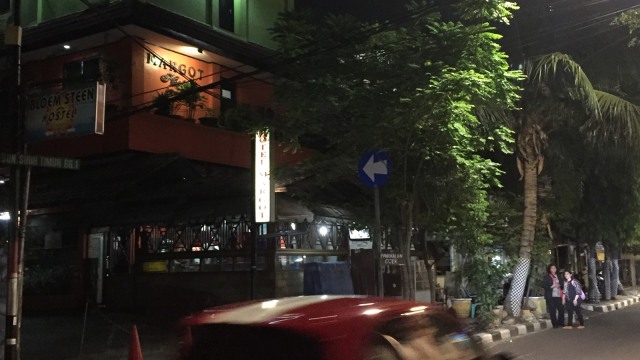 Kondisi Jalan Jaksa yang sepi (Foto: Helinsa Rasputri/kumparan)