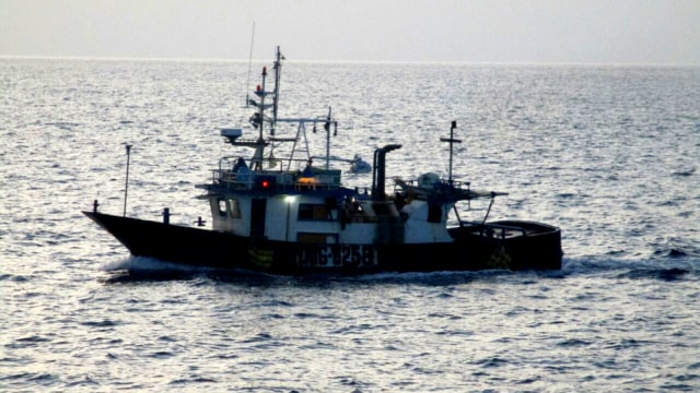 Kapal Illegal Fishing Filipina Ditangkap KKP (Foto: Dok: PSDKP KKP)