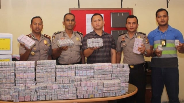 Polres Langsa sita 70 ribu petasan. (Foto: Dok. Polres Langsa)