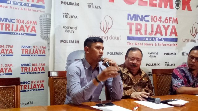 Mantan napiter Yudhi di Diskusi Polemik. (Foto: Adhim Mugni/kumparan)