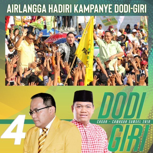 Kemenangan Dodi-Giri Keinginan Warga Sumsel