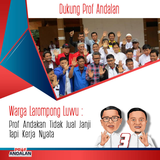 Warga Larompong: Semua Calon Baik, Tapi Prof Andalan Lebih Baik