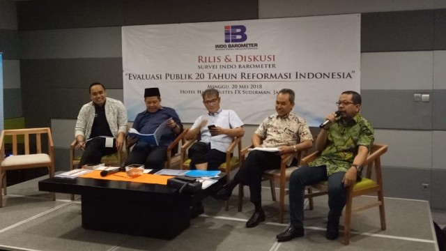 Diskusi evaluasi 20 tahun reformasi (Foto: Fahrian Saleh/kumparan)