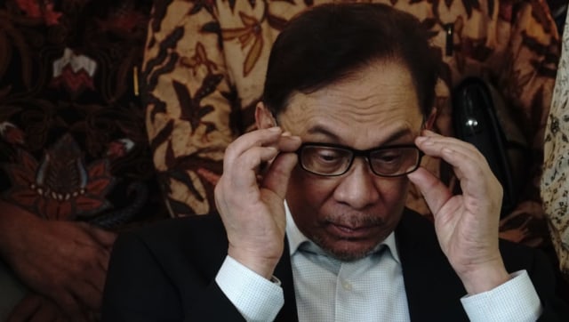 Anwar Ibrahim saat konpers (Foto: Helmi Afandi Abdullah/kumparan)
