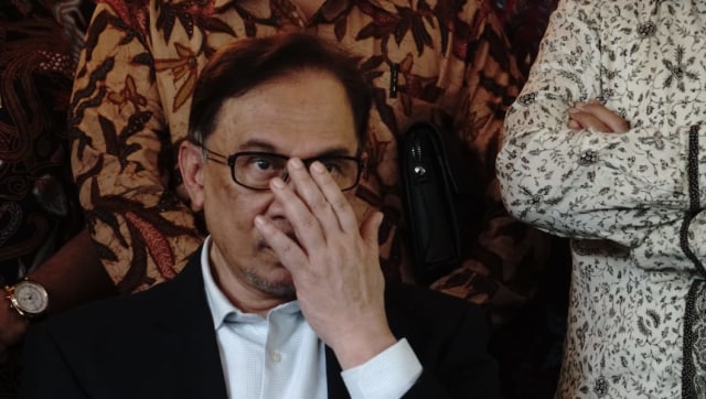 Anwar Ibrahim saat konpers (Foto: Helmi Afandi Abdullah/kumparan)