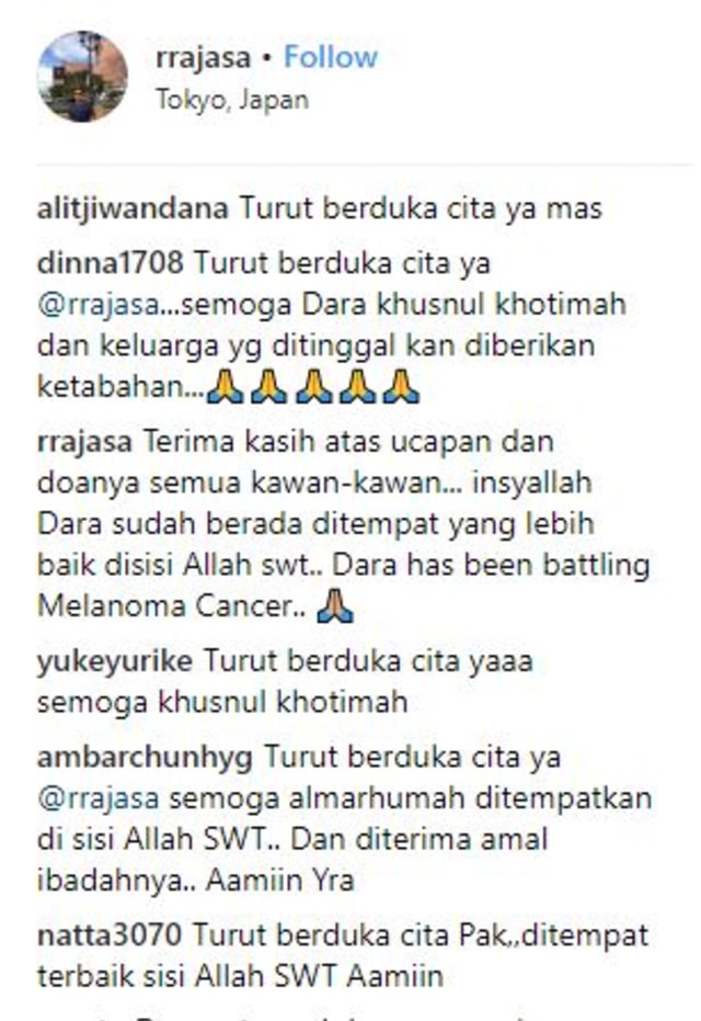 Komentar Reza Rajasa di Instagram. (Foto: Sayid Mulki Razqa/kumparan)