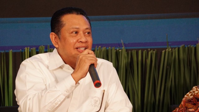 Ketua DPR, Bambang Soesatyo di seminar nasional (Foto: Fitra Andrianto/ kumparan)