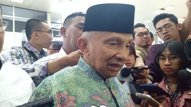Amien Rais di DPR RI (Foto: Fahrian Saleh/kumparan)
