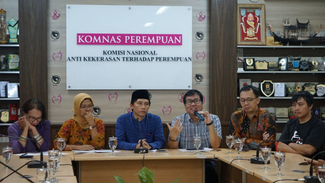 Konpers penyerangan Ahmadiyah Lombok Timur (Foto: Puti Cinintya/kumparan)