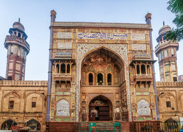 Masjid Wazir Khan, Pakistan. (Foto: Wikimedia Commons)
