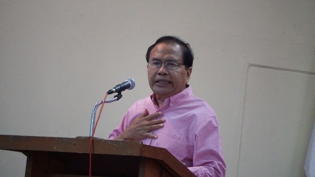 Rizal Ramli saat berorasi politik. (Foto: Puti Cinintya Arie Safitri/kumparan)