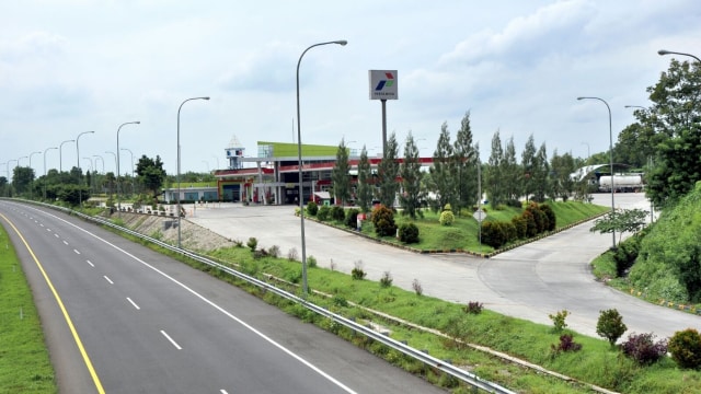 Ilustrasi rest area di tol. (Foto: Dok. Jasa Marga)