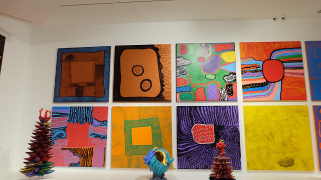 Karya Yayoi Kusama di Museum MACAN (Foto: Bella Cynthia Ratnasari/kumparan)