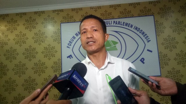 Peneliti Formappi, Lucius Karus. (Foto: Adhim Mugni Mubaroq/kumparan)