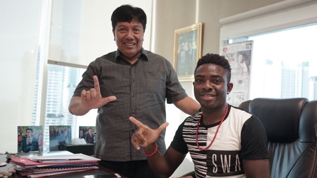 Rekrutan Anyar Persija, Osas Marvelous Saha. (Foto: Dok. Media Persija Jakarta)