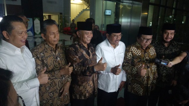 Konpers bersama aparat penegak hukum di KPK (Foto: Aprilandika Pratama/kumparan)