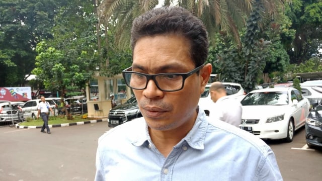 Faizal Assegaf di Polda Metro Jaya. Foto: Fadjar Hadi/kumparan