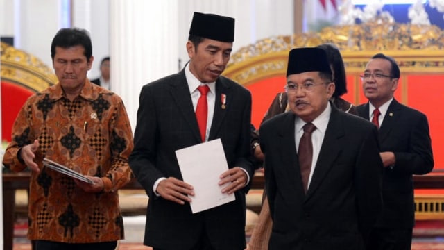 Joko Widodo umumkan THR dan Gaji ke-13. (Foto: dok. Biro Pers Setpres)