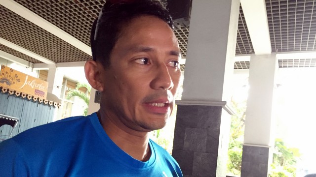 Sandiaga Uno di Balai Kota.  (Foto: Moh Fajri/kumparan)