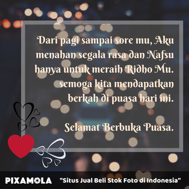 5 Ucapan Manis Selamat Berbuka Puasa