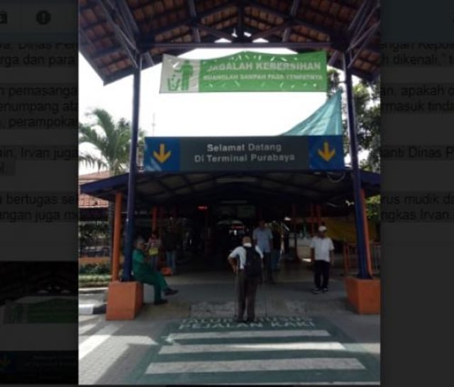 Dishub Surabaya Pasang 8 CCTV Deteksi Wajah di Terminal Purabaya