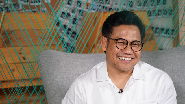 Cak Imin di kantor kumparan (Foto: Nugroho Sejati/kumparan)