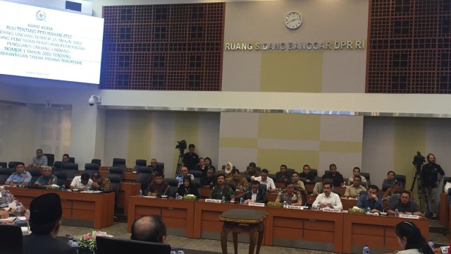 Raker Panja RUU Antiterorisme dengan Pemerintah (Foto: Ricad Saka/kumparan)