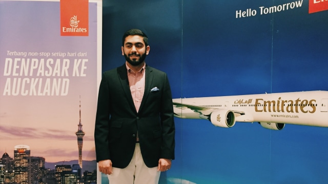 Rashid Al Ardha, Country Manager Emirates. (Foto: Helinsa Rasputri/kumparan)