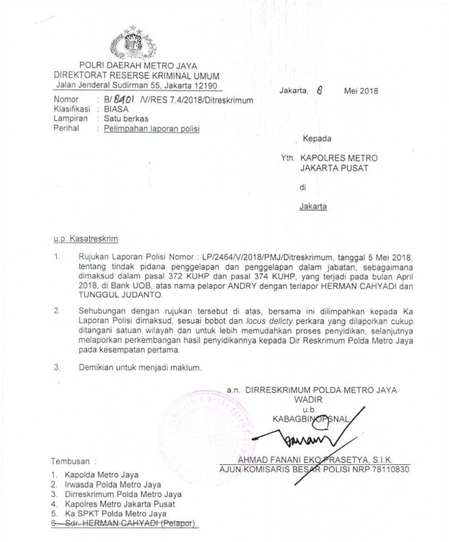 Salah Satu Bank Besar Indonesia Ini Dipidanakan Karyawannya Sendiri (4)