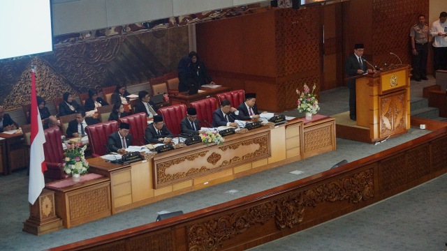 Rapat Paripurna Pengesahan RUU Antiterorisme (Foto: Fanny Kusumawardhani/kumparan)