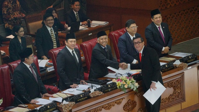 Rapat Paripurna Pengesahan RUU Antiterorisme (Foto: Fanny Kusumawardhani/kumparan)