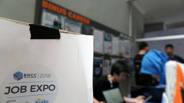 Suasana di BNCC Techno Career 2018. (Foto: Puti Cinintya Arie Safitri/kumparan)