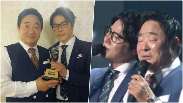 Wheesung dan sang ayah. (Foto: KBS Immortal Songs)