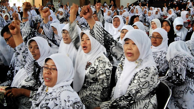 Guru di Indonesia. (Foto: dok. Sekretariat Kabinet Republik Indonesia)