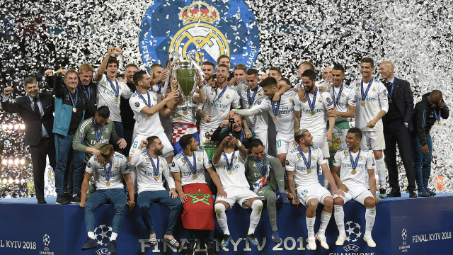 Real Madrid Juara Liga Champions 2018 (Foto: LLUIS GENE/AFP)
