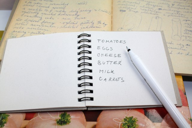 Ilustrasi daftar bahan makanan (Foto: Thinkstock)