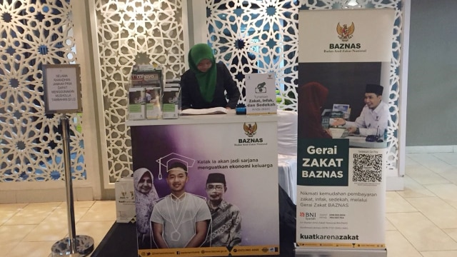 Gerai Baznas selama Ramadhan 2018 (Foto: Abdul Latif)