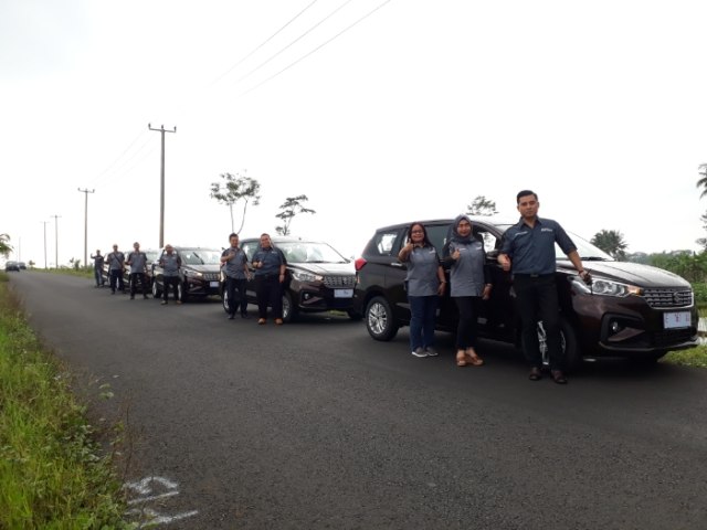 PT.Cinta Damai Putra Bahagia Cirebon ajak media mengeksplor dan melakukan test drive Suzuki All New Ertiga