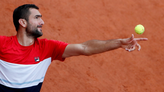 Cilic di Prancis Terbuka 2018. (Foto: REUTERS/Christian Hartmann)