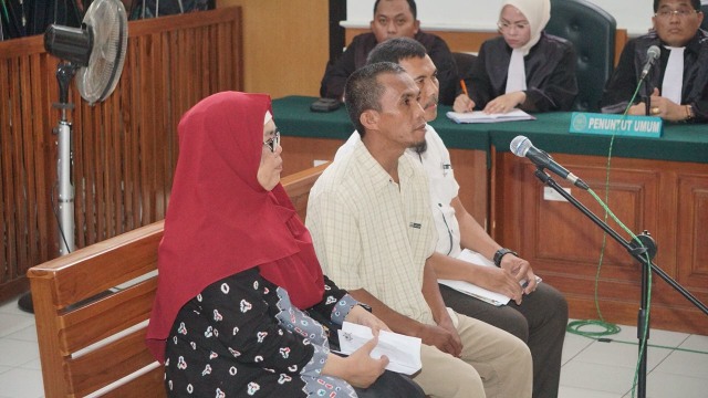 Suasana sidang vonis kasus First Travel (Foto: Garin Gustavian/kumparan)