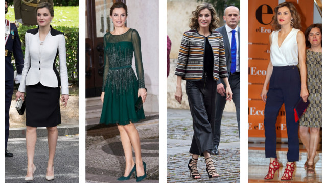 Gaya modis Ratu Letizia dari Spanyol (Foto: Dok. Queen Letizia Style)