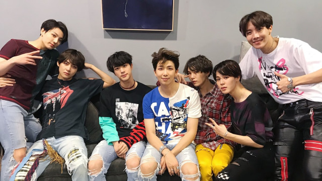 Boyband K-Pop BTS. (Foto: Twitter/@bts_bighit)