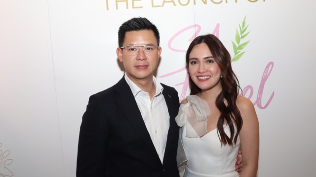 Shandy Aulia dan suami. (Foto: Munady Widjaja)