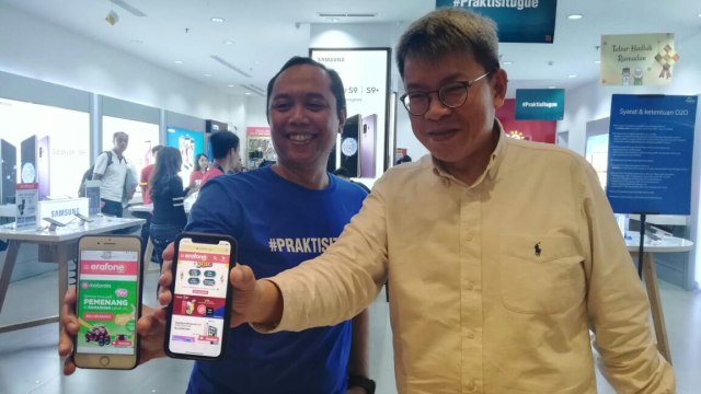 Djatmiko Wardoyo dan Sim Chee Ping, Erajaya. (Foto: Muhammad Fikrie/kumparan)
