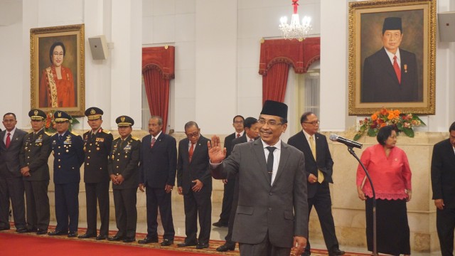 Suasana Pelantikan Anggota Wantimpres Yahya Cholil (Foto: Yudhistira Amran Saleh/kumparan)