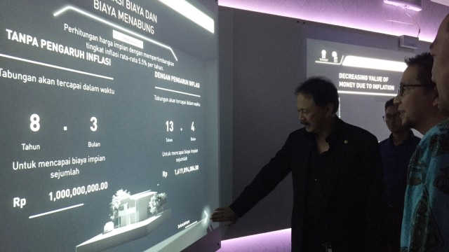 Dirut BEI di Galeri Yuk Nabung Saham. (Foto:  Selfy Sandra Momongan/kumparan)
