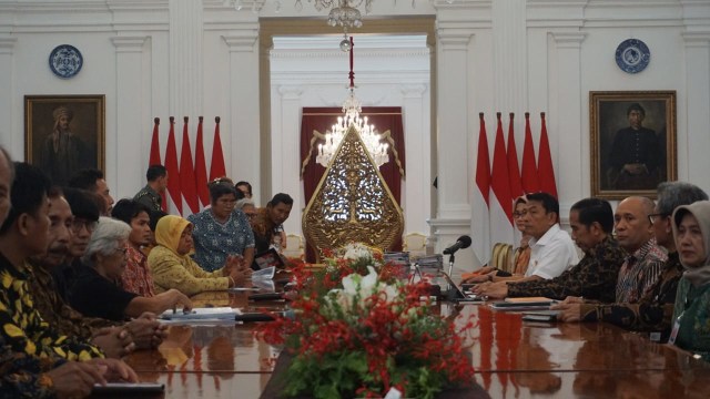 Aksi Kamisan Masuk ke Istana Merdeka (Foto: Yudhistira Amsal/kumparan)