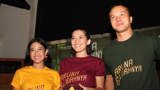 Dian Sastro, Hannah Al Rasyid, Nicholas Saputra (Foto: Munady Widjaja)