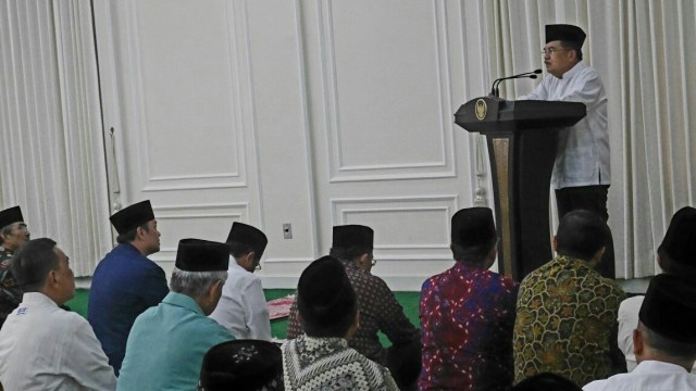 Wapres JK Buka Puasa Bersama dengan ICMI. (Foto: Kevin Kurnianto/kumparan)