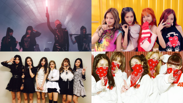 Girlband K-Pop konsep 'girl crush'. (Foto: Berbagai sumber.)